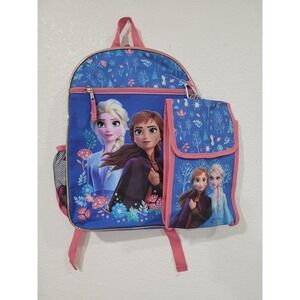 Disney Frozen Backpack Anna Elsa Kids School Travel Bag‎ New Charm Lunch Bag #7